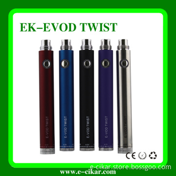 Colorful Variable Voltage E-Cigarette Evod-Twist